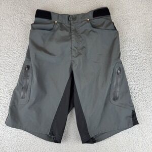 Zoic Shorts Mens Medium Gray Ether Biking Cycling Outdoors Active Mountain Bike
